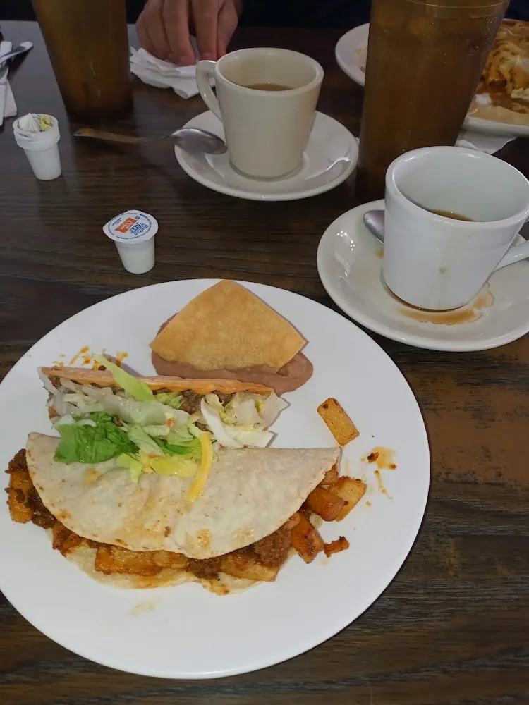 Potato with Chorizo Taco