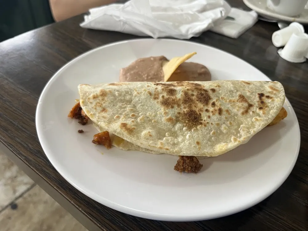 Taco de Chorizo Con Papa